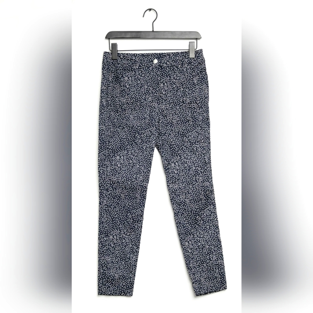 MANGO Suit Slim Cropped Pants, blue